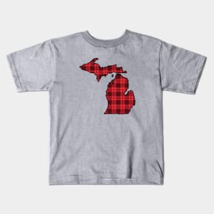 Michigan Winter Comfy Cozy Kids T-Shirt